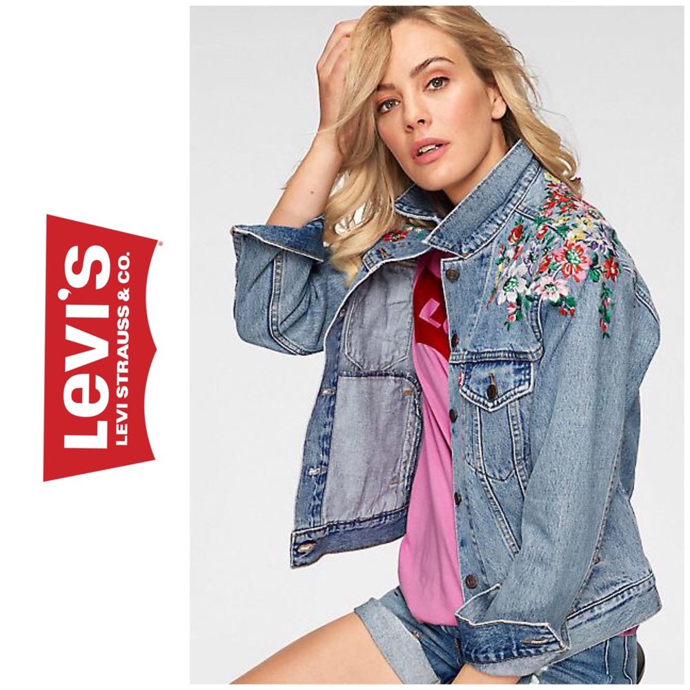 Levi’s Premium Embroidered Denim Jacket